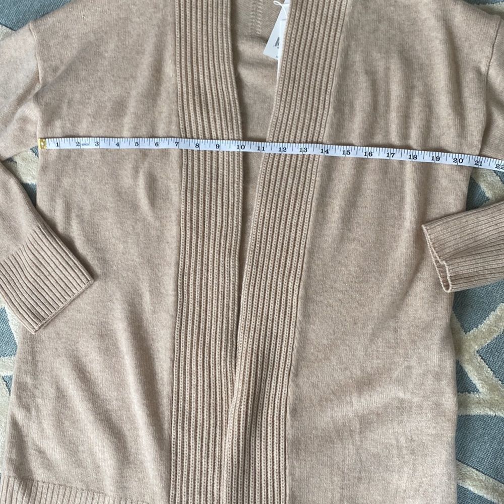Vince Mid Length Rib Trim Cashmere Cardigan Size Small - Picture 6 of 9